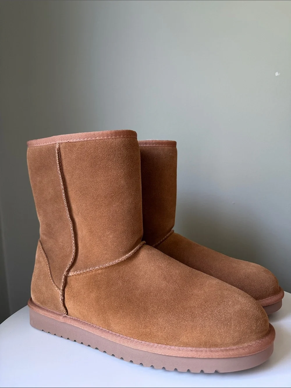 Koolaburra by UGG Koola Short Chestnut Suede Winter Boots Women’s 11 NWTB